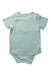 A Green Short Sleeve Bodysuits from Mori in size 18-24M for boy. (Back View)