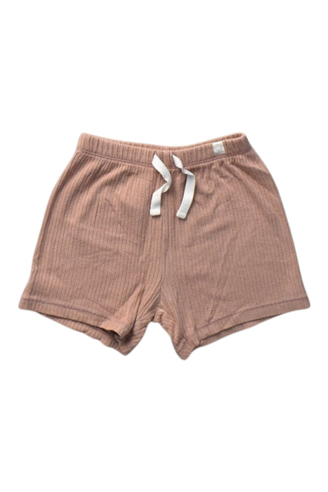 A Peach Shorts from Mori in size 6-12M for girl. (Front View)