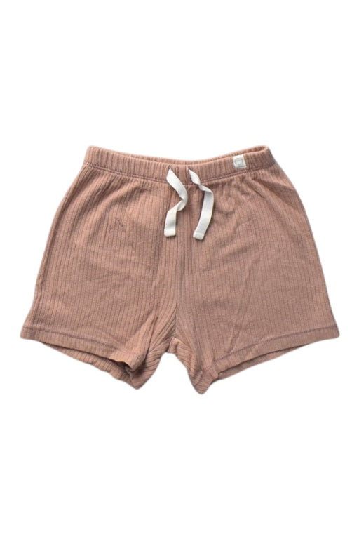 A Peach Shorts from Mori in size 6-12M for girl. (Front View)
