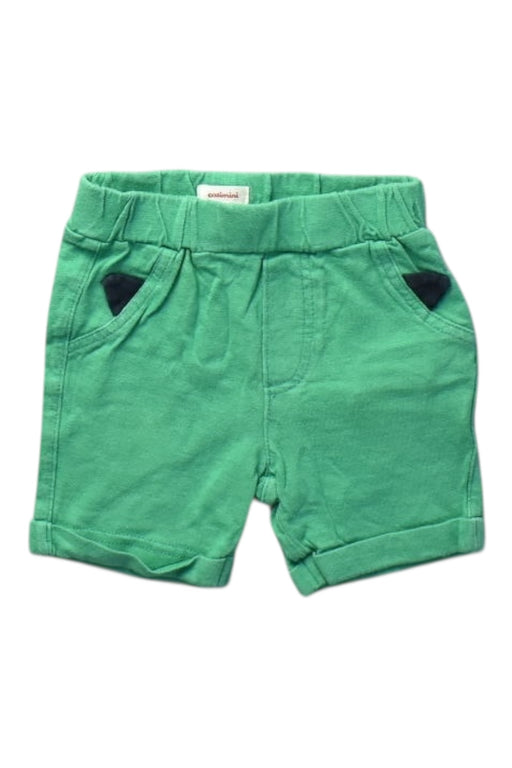 A Green Shorts from Catimini in size 3-6M for boy. (Front View)