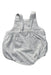 A Grey Sleeveless Rompers from Seed in size Newborn for girl. (Back View)