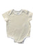 A Beige Short Sleeve Bodysuits from Ralph Lauren in size 0-3M for girl. (Front View)