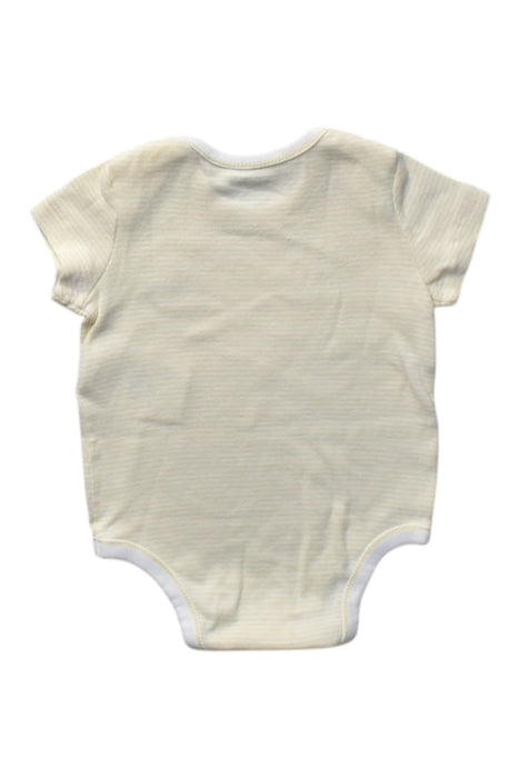 A Beige Short Sleeve Bodysuits from Ralph Lauren in size 0-3M for girl. (Back View)