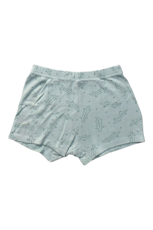 A Grey Shorts from Mori in size 12-18M for boy. (Front View)