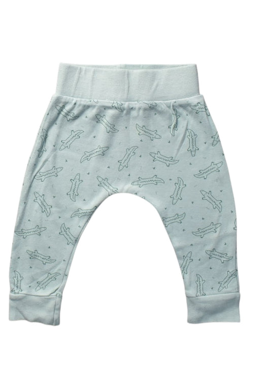 A Blue Casual Pants from Mori in size 6-12M for boy. (Front View)