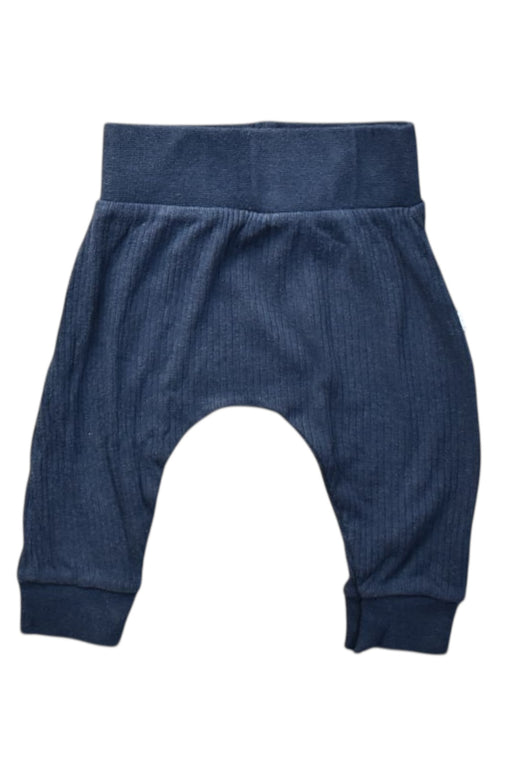 A Navy Casual Pants from Mori in size 3-6M for boy. (Front View)
