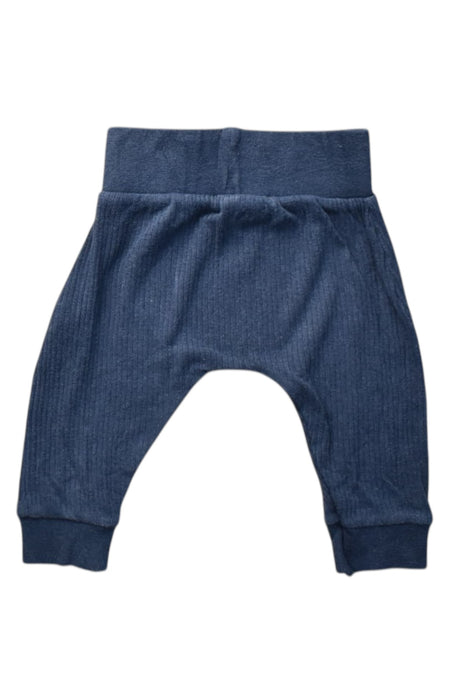 A Navy Casual Pants from Mori in size 3-6M for boy. (Back View)