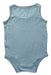 A Blue Sleeveless Bodysuits from Mori in size 6-12M for boy. (Back View)