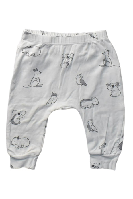 A Grey Casual Pants from Seed in size 3-6M for boy. (Front View)