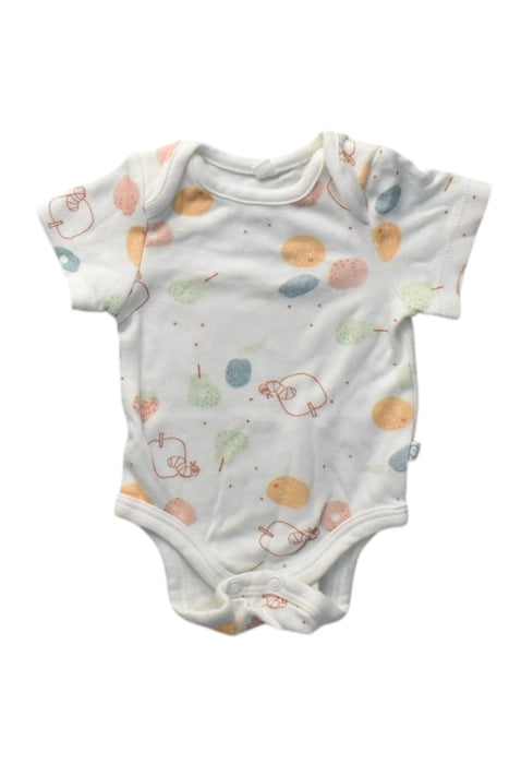 A Multicolour Short Sleeve Bodysuits from Mori in size Newborn for girl. (Front View)