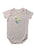 A Peach Short Sleeve Bodysuits from Seed in size 6-12M for girl. (Front View)
