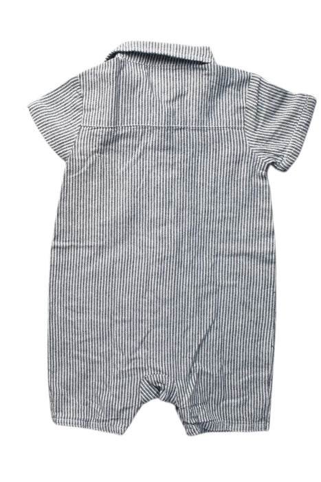 A Blue Short Sleeve Rompers from Mamas & Papas in size 6-12M for boy. (Back View)