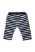 A Navy Casual Pants from Petit Bateau in size 3-6M for boy. (Back View)