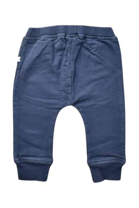 A Blue Sweatpants from Mori in size 6-12M for boy. (Back View)
