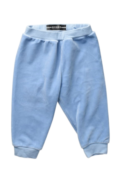 A Blue Sweatpants from Guess in size 6-12M for boy. (Front View)
