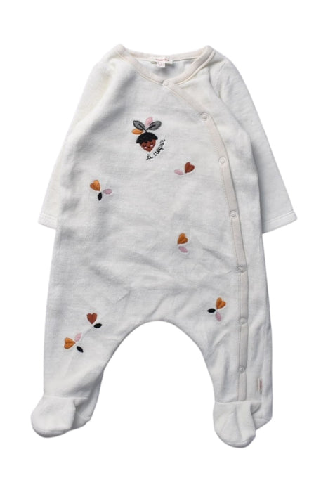 A White Onesies from Catimini in size 3T for girl. (Front View)