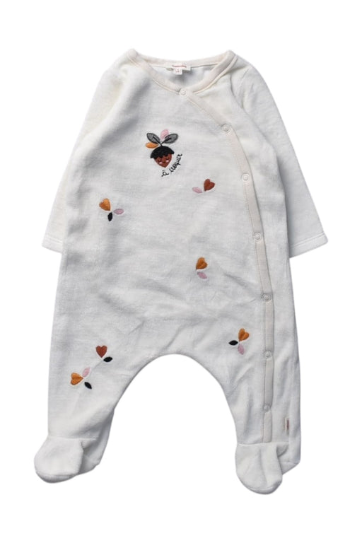 A White Onesies from Catimini in size 3T for girl. (Front View)