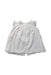 A White Sleeveless Dresses from Bonpoint in size 3-6M for girl. (Front View)