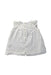 A White Sleeveless Dresses from Bonpoint in size 3-6M for girl. (Back View)