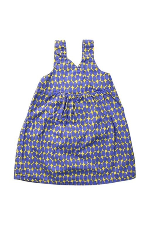 A Blue Sleeveless Dresses from Elly in size 6-12M for girl. (Front View)