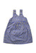 A Blue Sleeveless Dresses from Elly in size 6-12M for girl. (Front View)