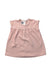 A Pink Sleeveless Dresses from Petit Bateau in size 3-6M for girl. (Front View)