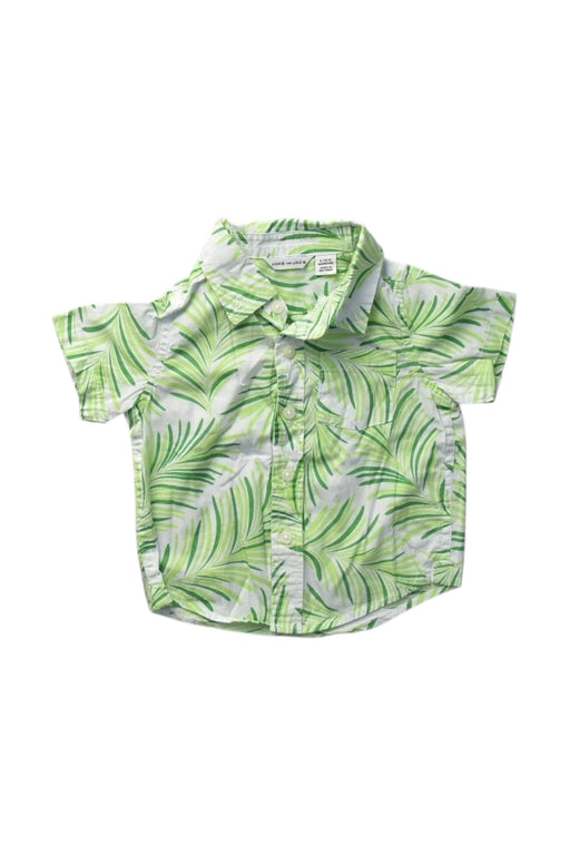A Green Short Sleeve Shirts from Janie & Jack in size 6-12M for boy. (Front View)