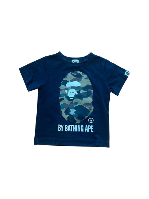 A Blue Short Sleeve T Shirts from BAPE KIDS in size 4T for neutral. (Front View)