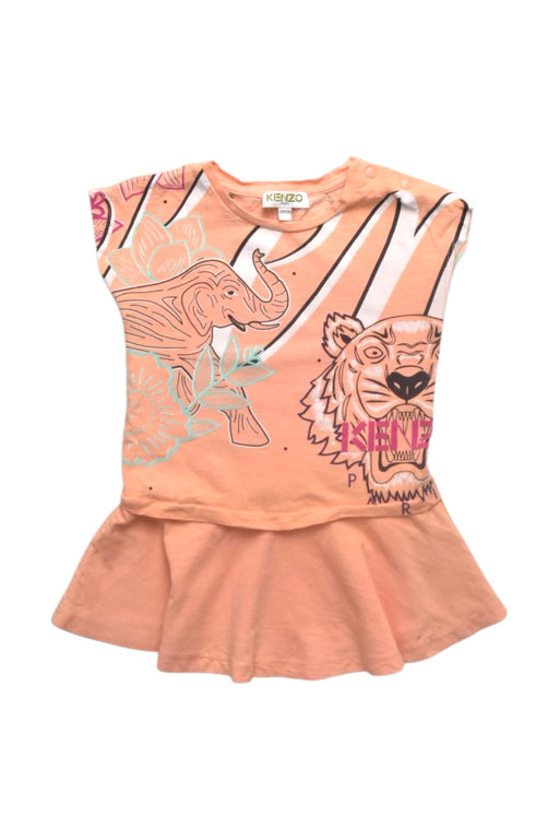 A Multicolour Sleeveless Dresses from Kenzo in size 6-12M for girl. (Front View)