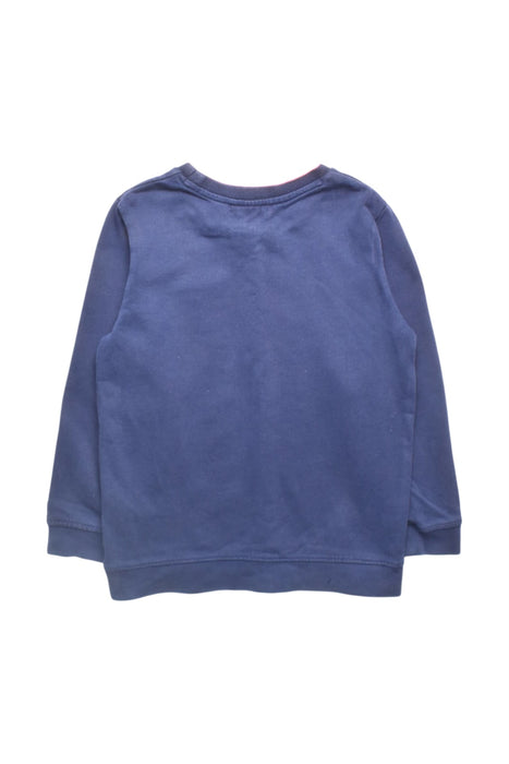 A Navy Crewneck Sweatshirts from Jacadi in size 6T for boy. (Back View)