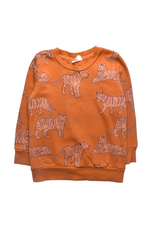 A Orange Crewneck Sweatshirts from Seed in size 4T for boy. (Front View)