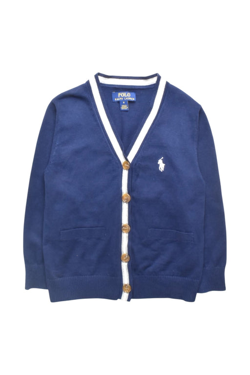 A Navy Cardigans from Polo Ralph Lauren in size 6T for boy. (Front View)