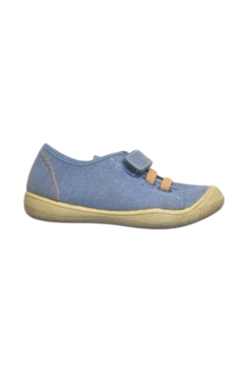 A Blue Sneakers from Duvic in size 4T for boy. (Front View)