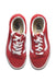 A Red Sneakers from Vans in size 9Y for boy. (Back View)