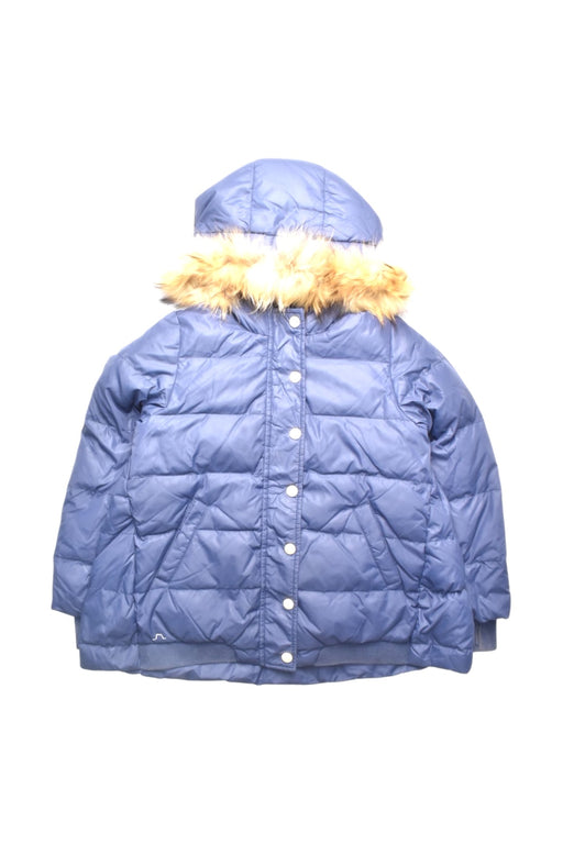 A Blue Puffer/Quilted Coats & Outerwear from Chateau de Sable in size 6T for boy. (Front View)