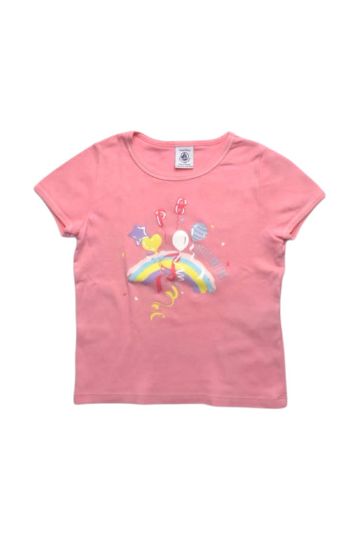 A Multicolour Short Sleeve T Shirts from Petit Bateau in size 3T for girl. (Front View)