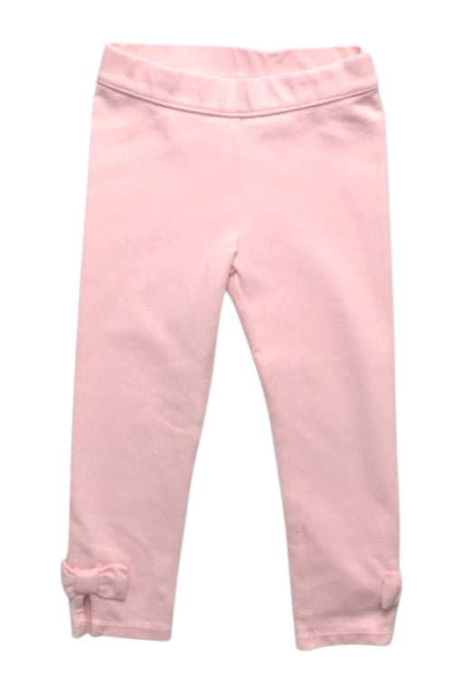 A Pink Leggings from Janie & Jack in size 3T for girl. (Front View)