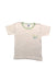 A White Short Sleeve T Shirts from Petit Bateau in size 4T for girl. (Front View)