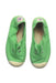 A Green Slip Ons from Cienta in size 4T for girl. (Back View)