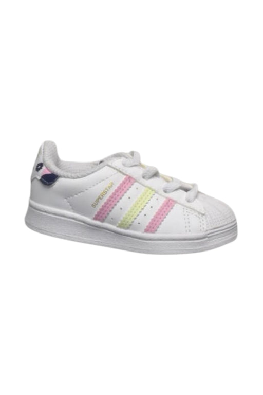 A Multicolour Sneakers from Adidas in size 12-18M for girl. (Front View)