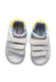 A White Sneakers from Adidas in size 18-24M for girl. (Back View)