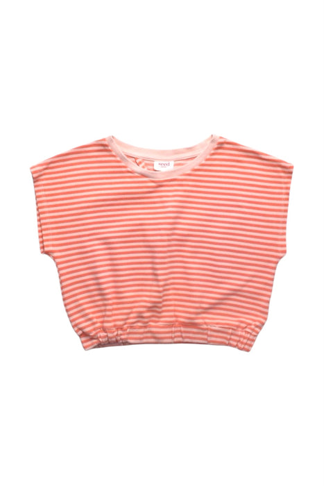 A Orange Short Sleeve Tops from Seed in size 8Y for girl. (Front View)