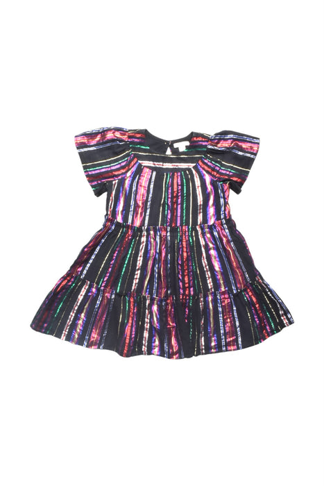 A Multicolour Short Sleeve Dresses from Crewcuts in size 5T for girl. (Front View)