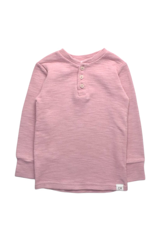 A Pink Long Sleeve Tops from Country Road in size 3T for girl. (Front View)