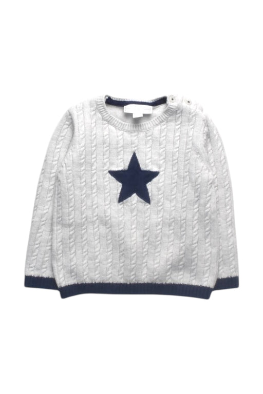 A White Knit Sweaters from The Little White Company in size 12-18M for boy. (Front View)
