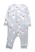A Blue Long Sleeve Rompers from The Little White Company in size 6-12M for boy. (Back View)