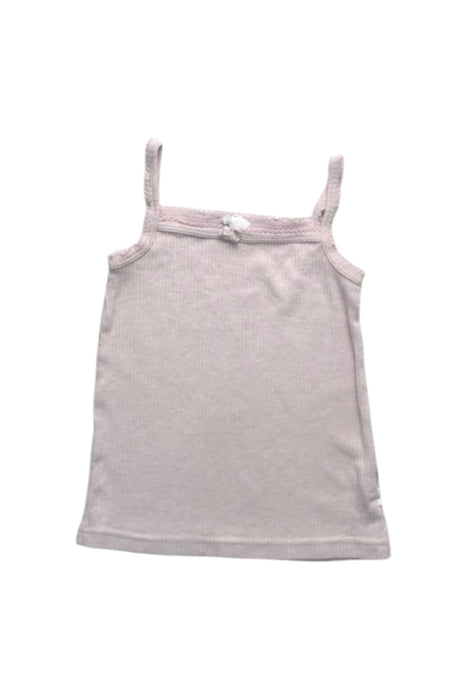 A Pink Sleeveless Tops from Jamie Kay in size 4T for girl. (Front View)