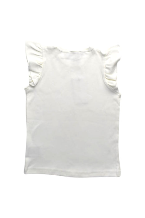 A White Sleeveless Tops from Jamie Kay in size 3T for girl. (Back View)