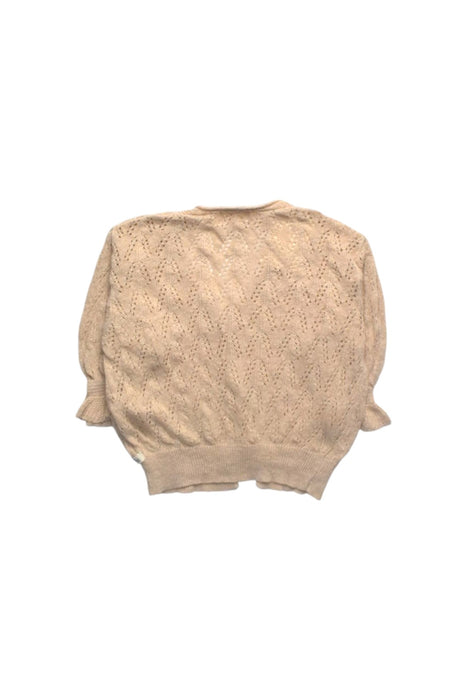 A Beige Cardigans from Buho in size 3T for girl. (Back View)