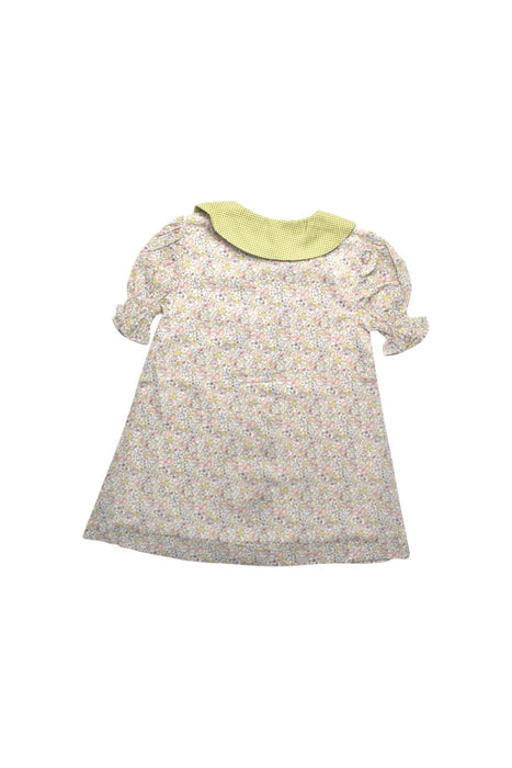 A Multicolour Short Sleeve Dresses from Paloma de la O in size 3T for girl. (Back View)